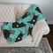 Edge Collections - 50" x 60" - Multicolor - French Bulldog Quilted Throw Blanket - 1 Piece